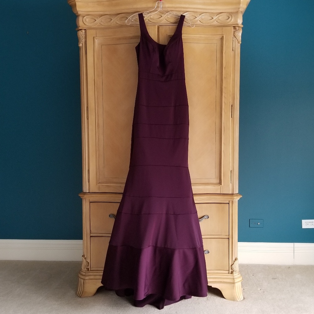 2Cute Long Prom Dress Purple US 4 NWT - Picture 2 of 8